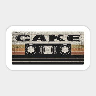 Cake Mix Tape Sticker